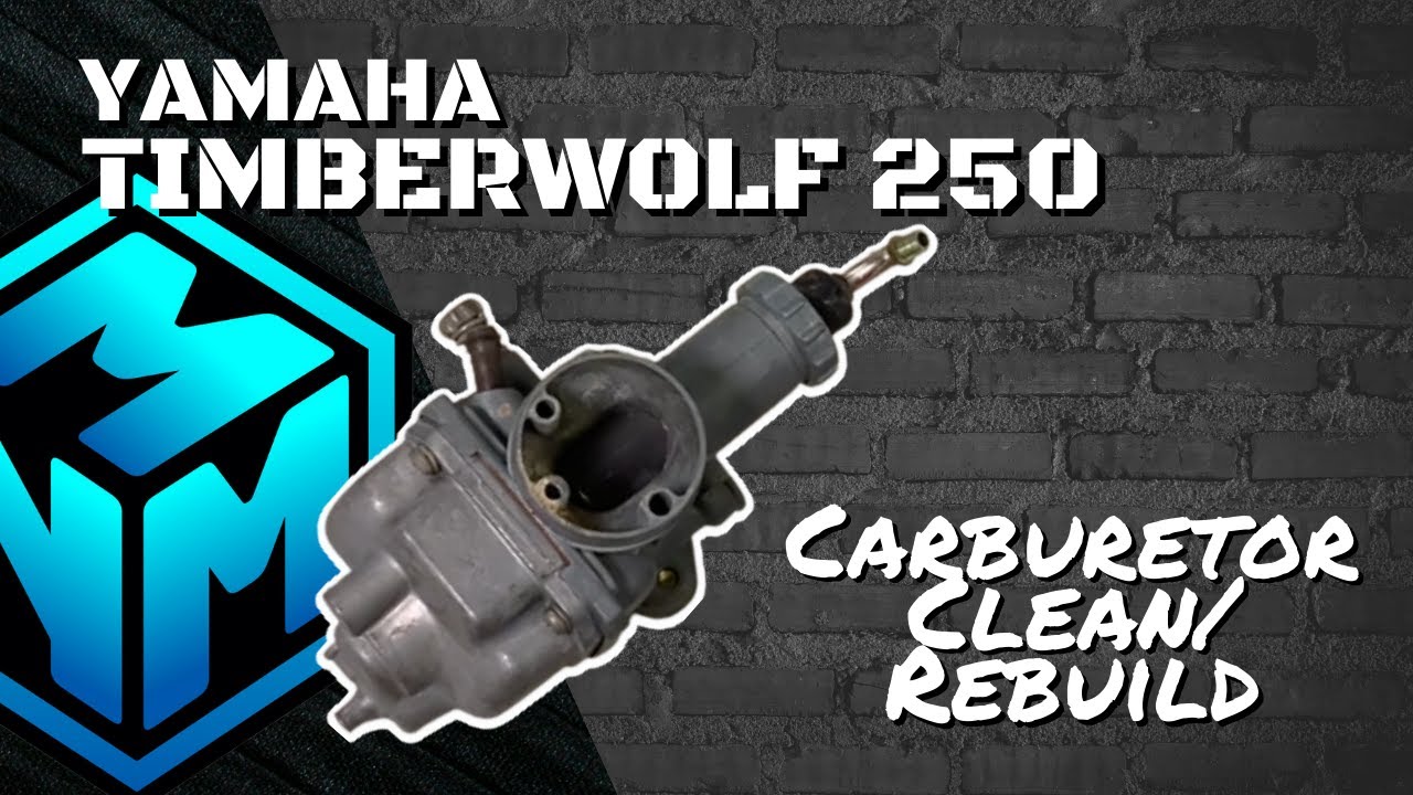 Yamaha Timberwolf 250 - Carb Clean/Rebuild - Hard / Wont Start YFM250 Carburetor Kit