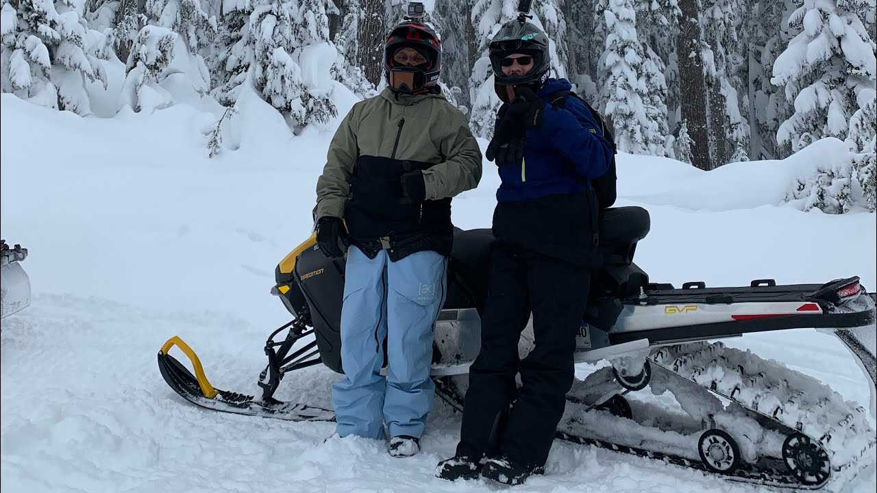 Snowmobile tour. Whistler, BC.￼￼