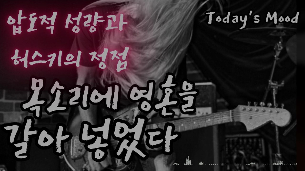 🐯 압도적 성량과 허스키의 정점! 멈출 수 없는 전율의 보컬 연대기