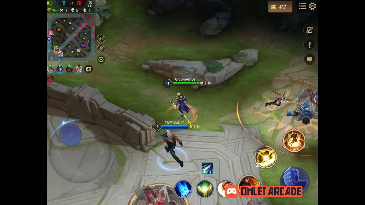 Watch me play Garena RoV: Mobile MOBA via Omlet Arcade!