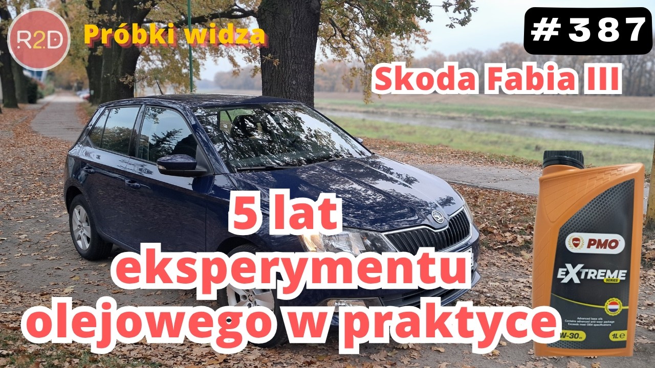 Czy wyłączenie dogrzewania coś zmieniło? 5 etap badań oleju. Skoda Fabia, PMO 5W30 #387