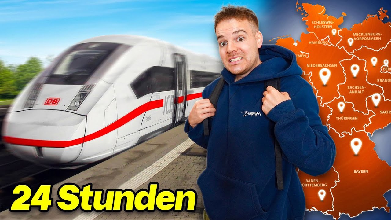 Schaffe ich ALLE 16 Bundesländer in 24h mit dem Zug?