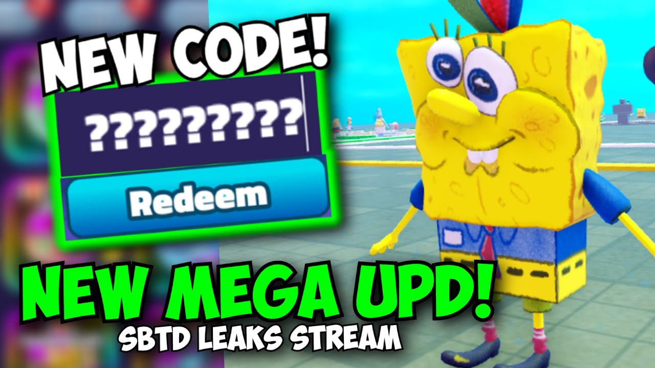 [NEW CODE] NEW Units Leaked & Crazy Giveaways in Spongebob Tower Defense!!