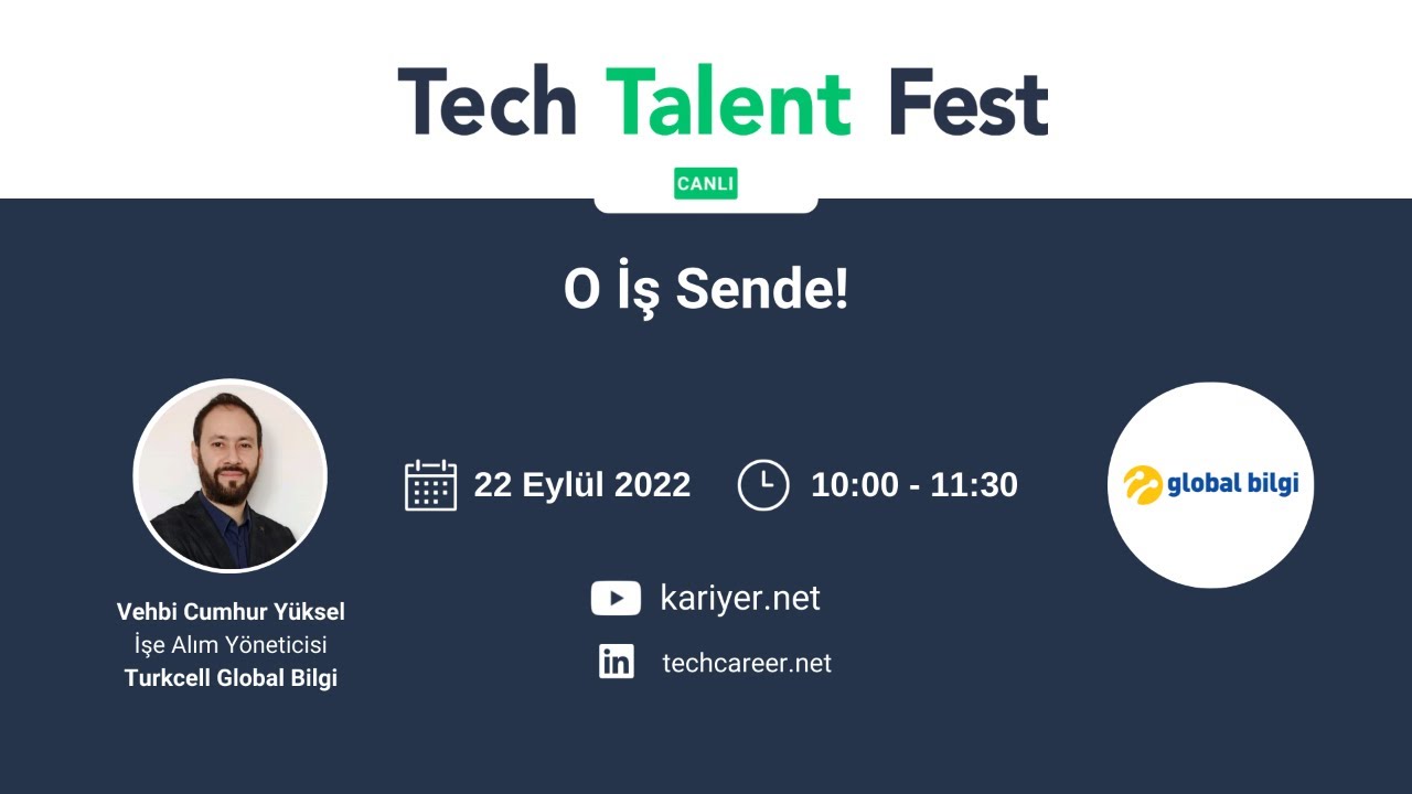 Tech Talent Fest - Turkcell Global Bilgi