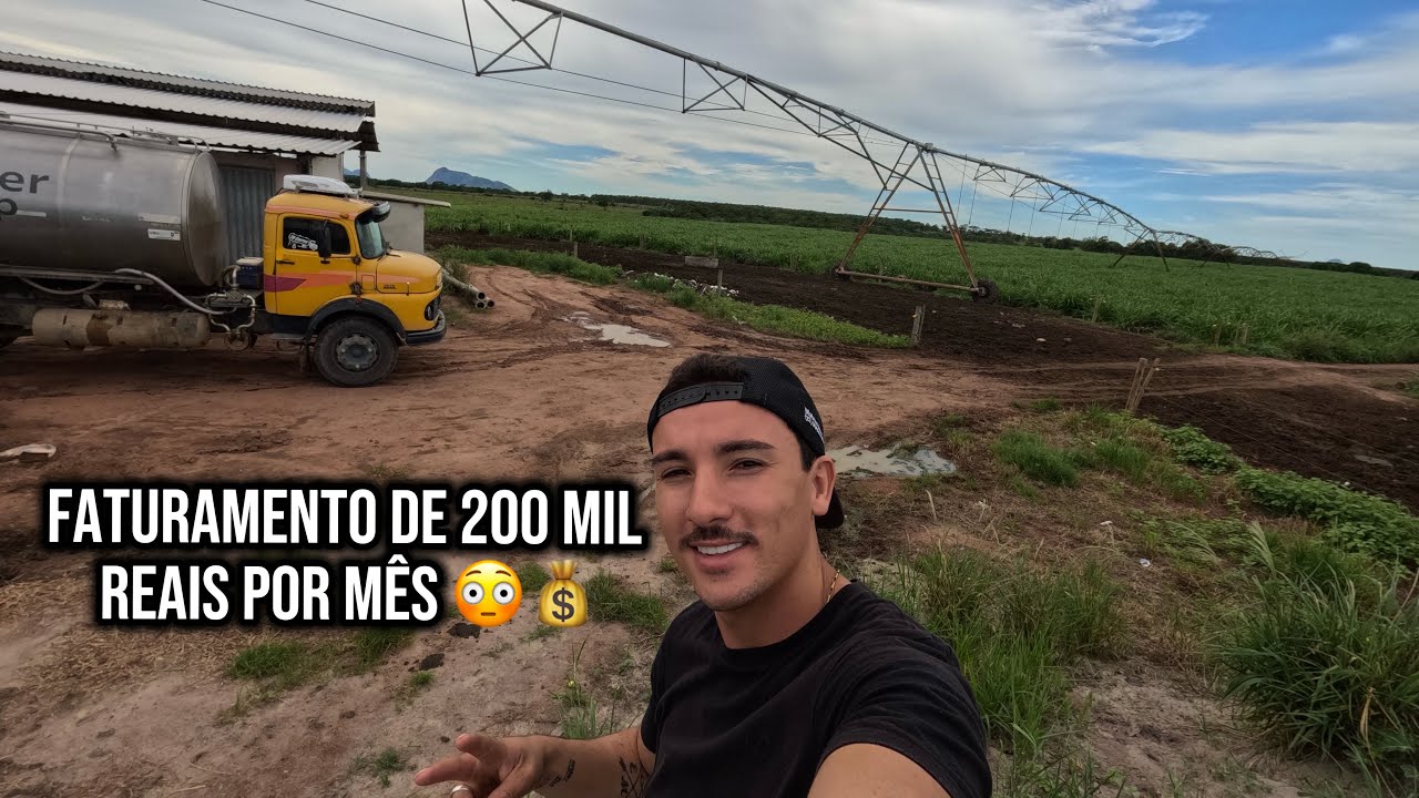 Dia a dia de um motorista leiteiro, Essa fazenda fatura aí em média 200 mil reais com o leite 🇧🇷🚛