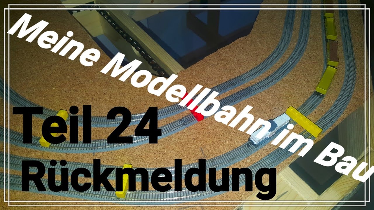 Teil 24 Rückmeldung & Gleisbesetztmelder ~ Spur Z ~ Meine Modellbahn Anlage im Bau