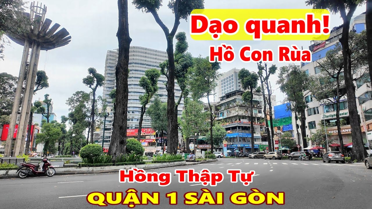 Dạo quanh Hồng Thập Tự, Hồ Con R&ugrave;a Quận 1 S&agrave;i G&ograve;n