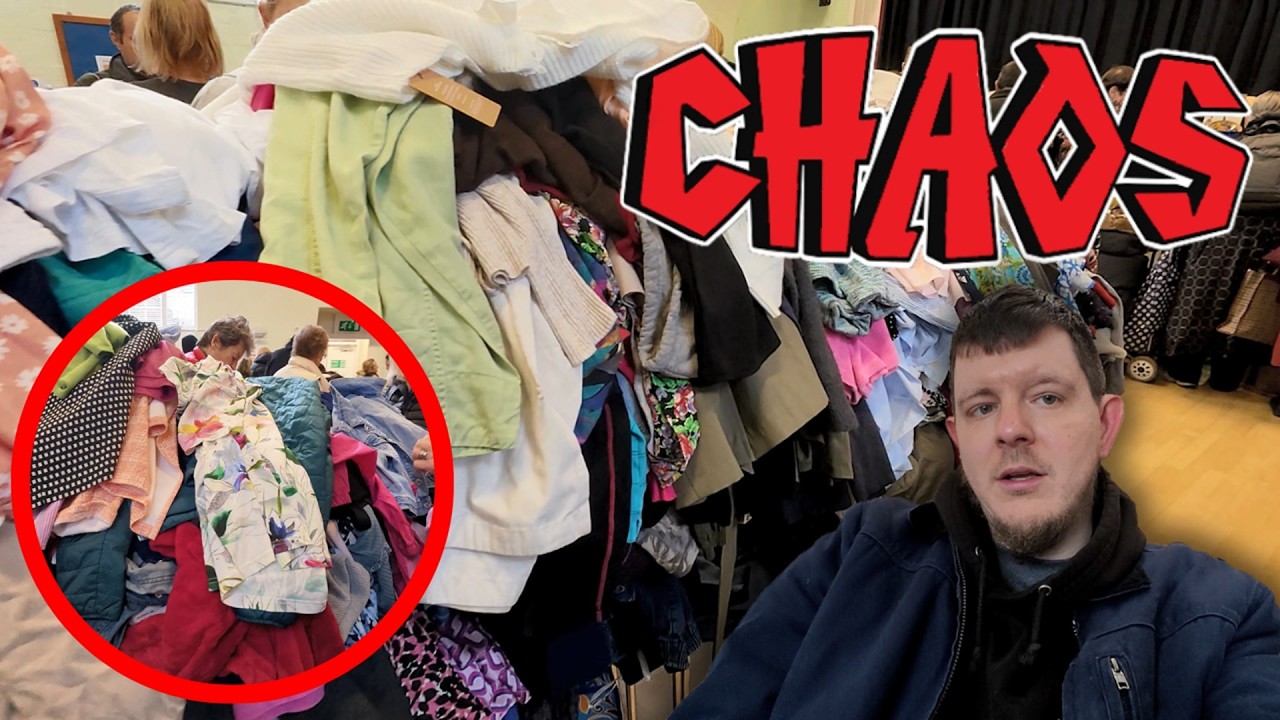 На этой распродаже подержанных вещей царил полный хаос! | Суббота, 21 февраля