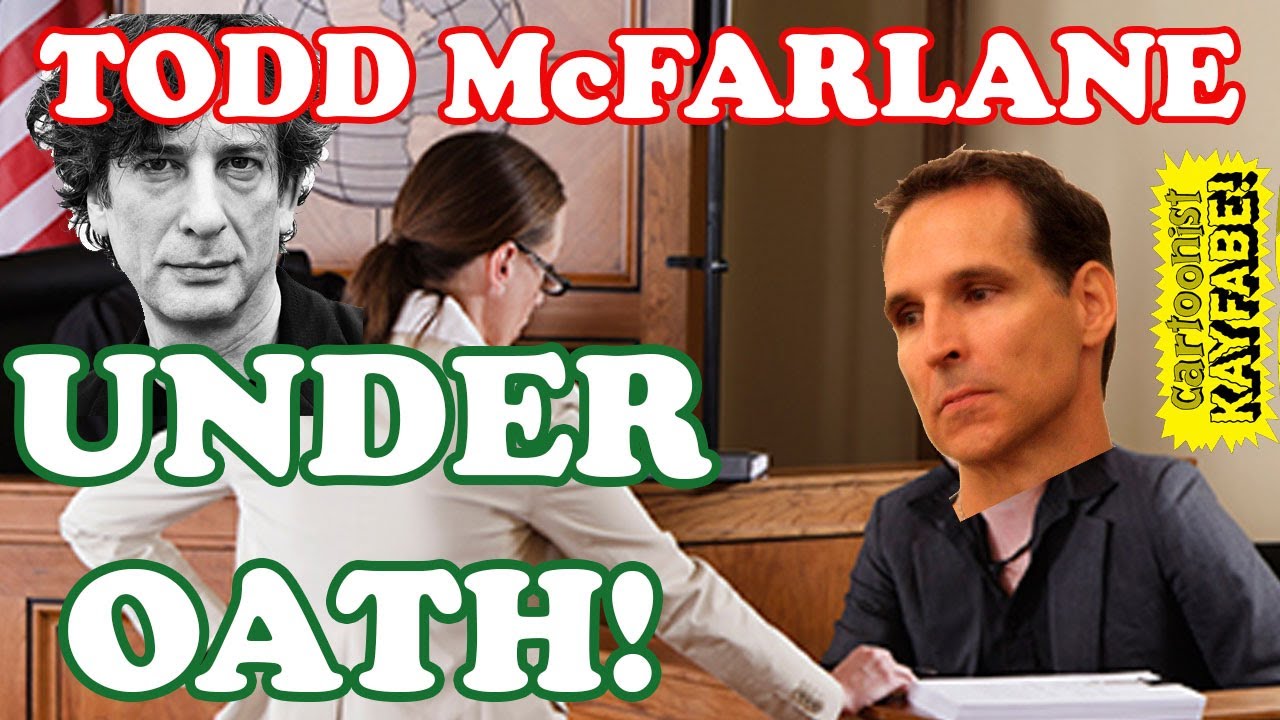 Todd McFarlane UNDER OATH vs Neil Gaiman. Who Owns Angela, Medieval Spawn, and Cogliostro?