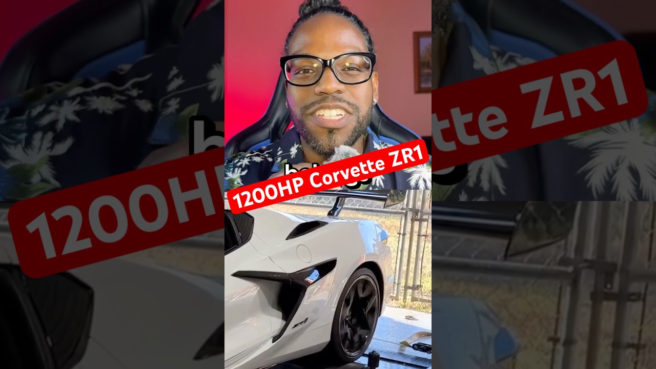 Этот Corvette ZR1 выдал почти 1200 л.с.! #corvette #zr1corvette #c8zr1