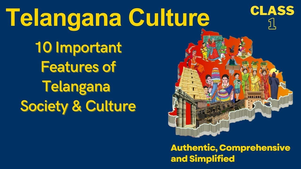 Telangana Culture, 10 Important Features | TELANGANA Society & CULTURE | Telangana Art & Literature