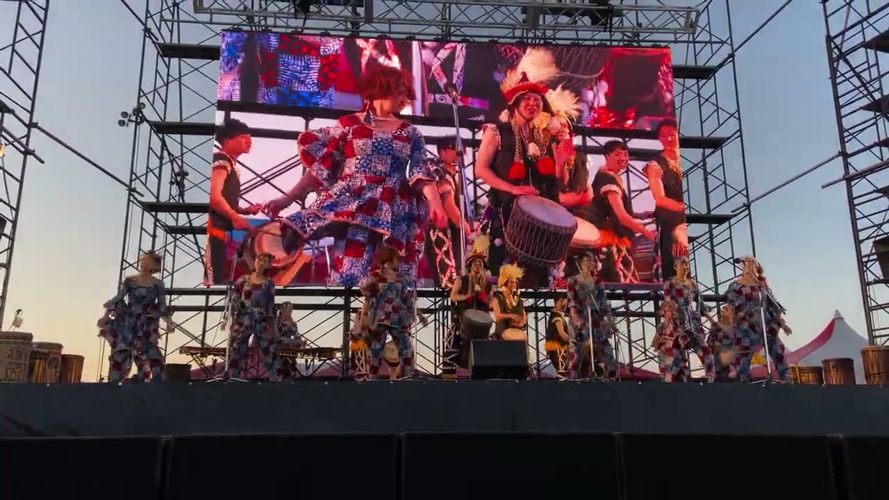 アフロ des MISHIMA in 芸術花火大会2023
