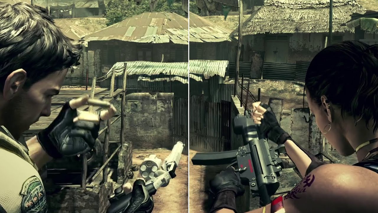 Resident Evil 5 - All Weapon Reload Animations in 2 minutes