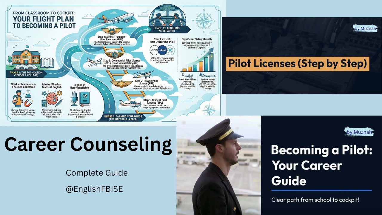 How to Become a Pilot in Pakistan: Pilot License Urdu Guide | Career Counseling