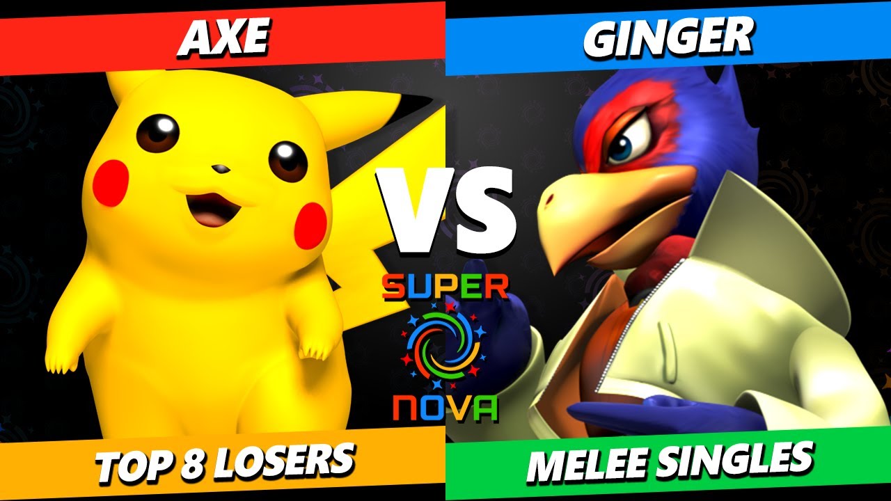 Supernova 2025 TOP 8 - Axe (Pikachu) Vs. Ginger (Falco) Smash Melee Tournament