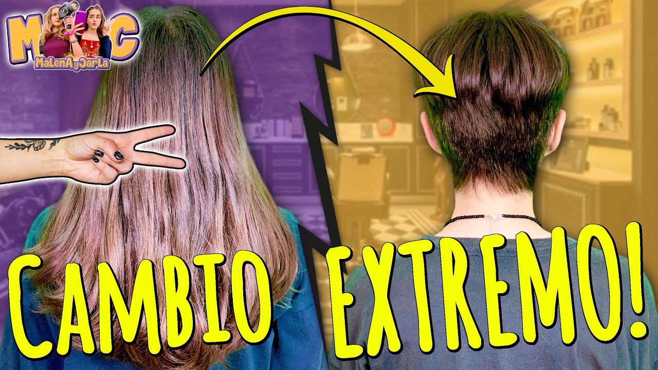 DE PELUQUERÍA CON MI HERMANA ✂️ CORTE DE PELO RADICAL