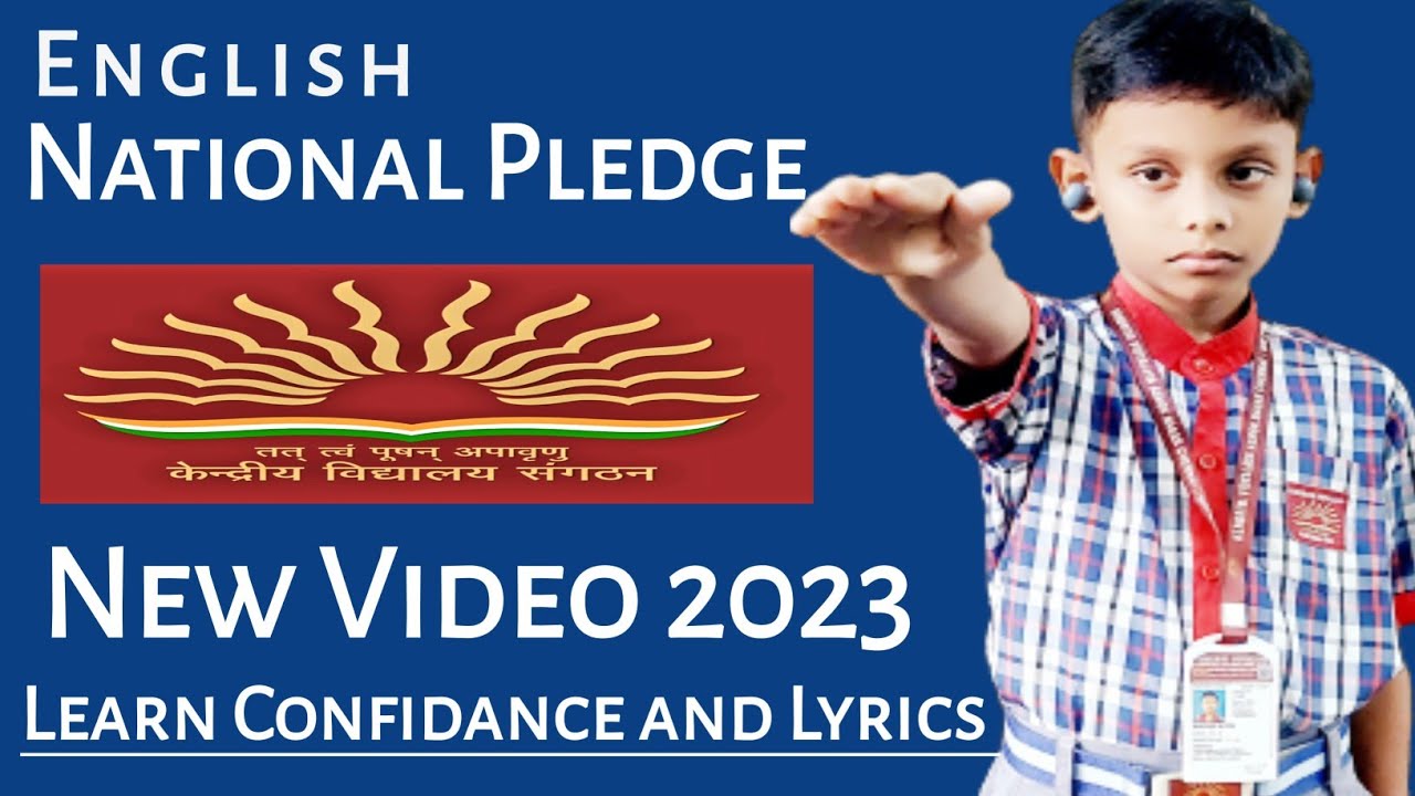National pledge | Indian national pledge in english |kvs #pledge #kvs