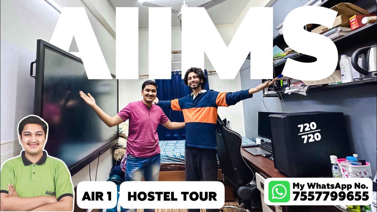AIIMS Delhi - Hostel Tour | With Air-1  @Soyeb Aftab AIIMS ❤️