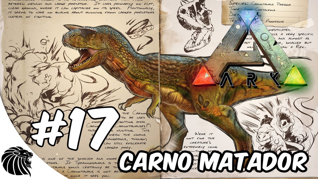 ARK Survival Evolved Gameplay - CARNO MATADOR#17 [PT-BR]