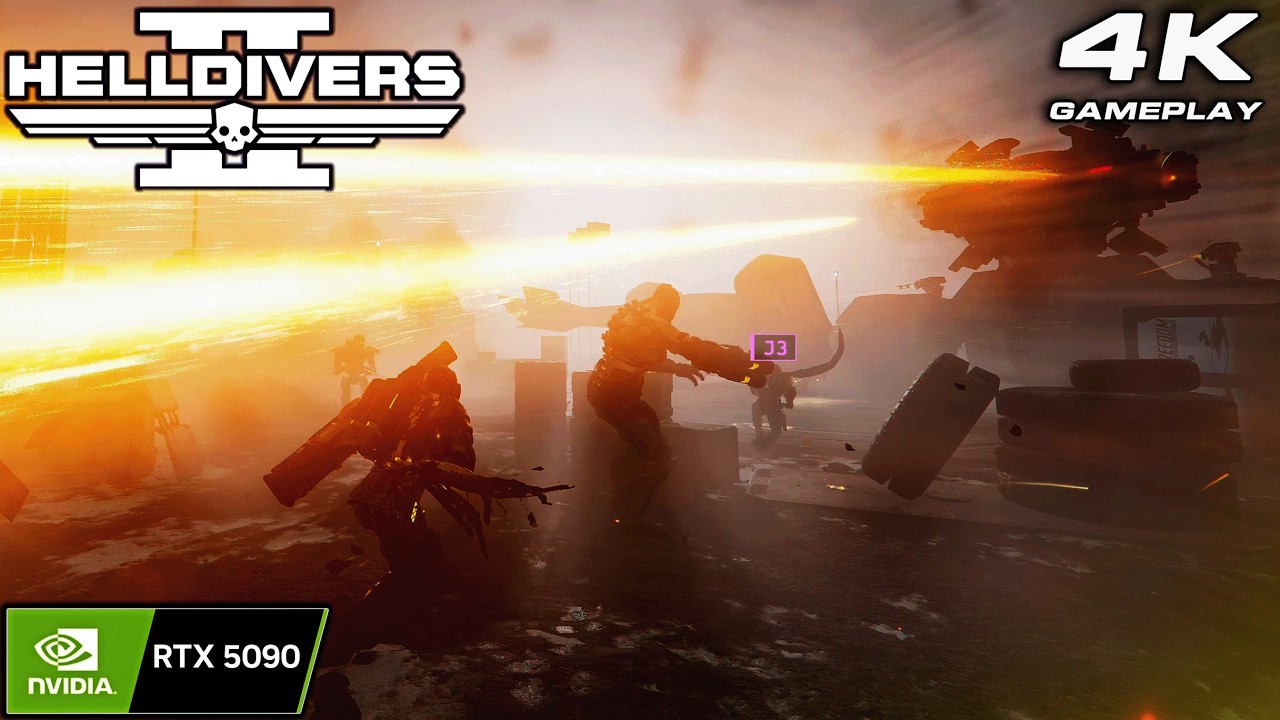 Helldivers 2: 4K Gameplay No Commentary ULTRA Settings | RTX 5090 P1189