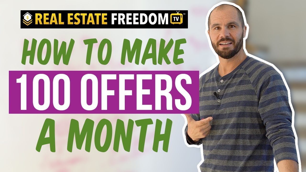How to Make 100 Offers A Month