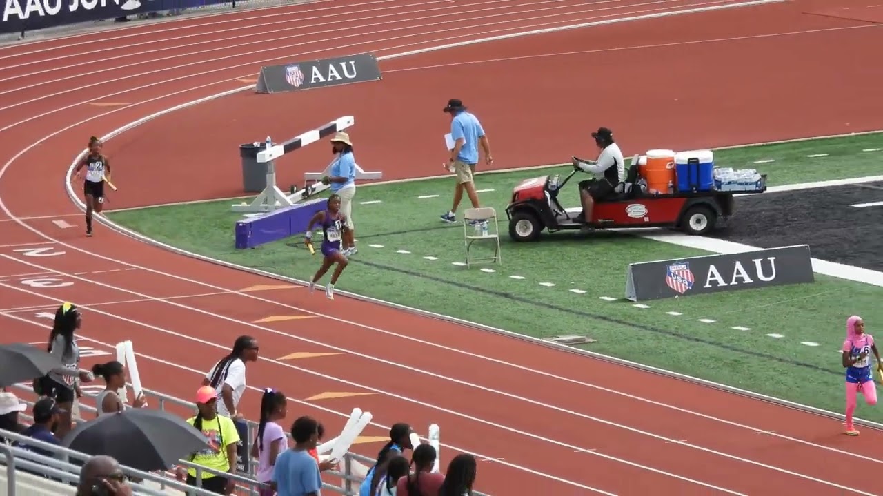 GIRLS 10 YEARS OLD HTH 4X400M RELAY FINAL @ 2025 AAU JUNIOR OLYMPICS GAMES