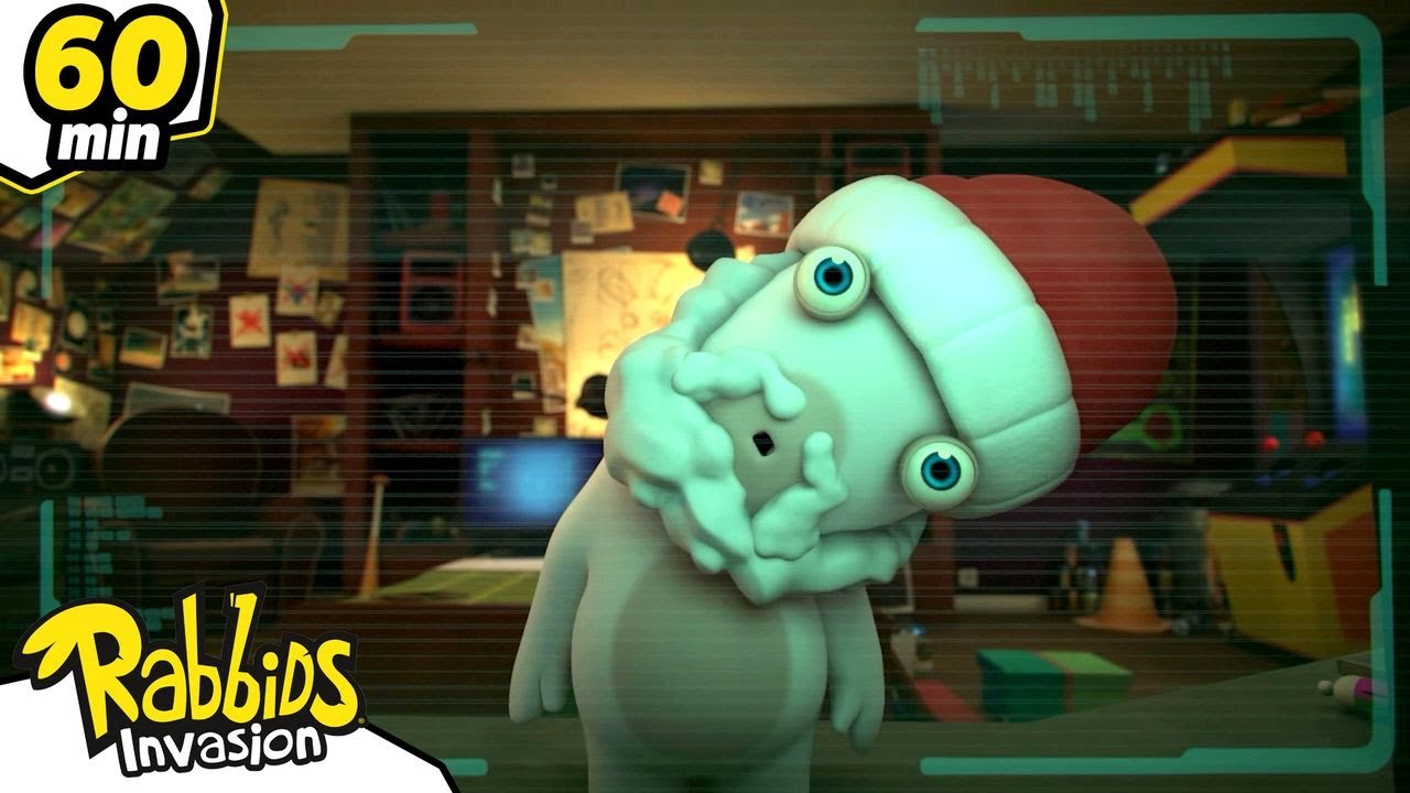 Santa Rabbid Has a Message for You!| RABBIDS INVASION | 1H New compilation |Cartoon for kids