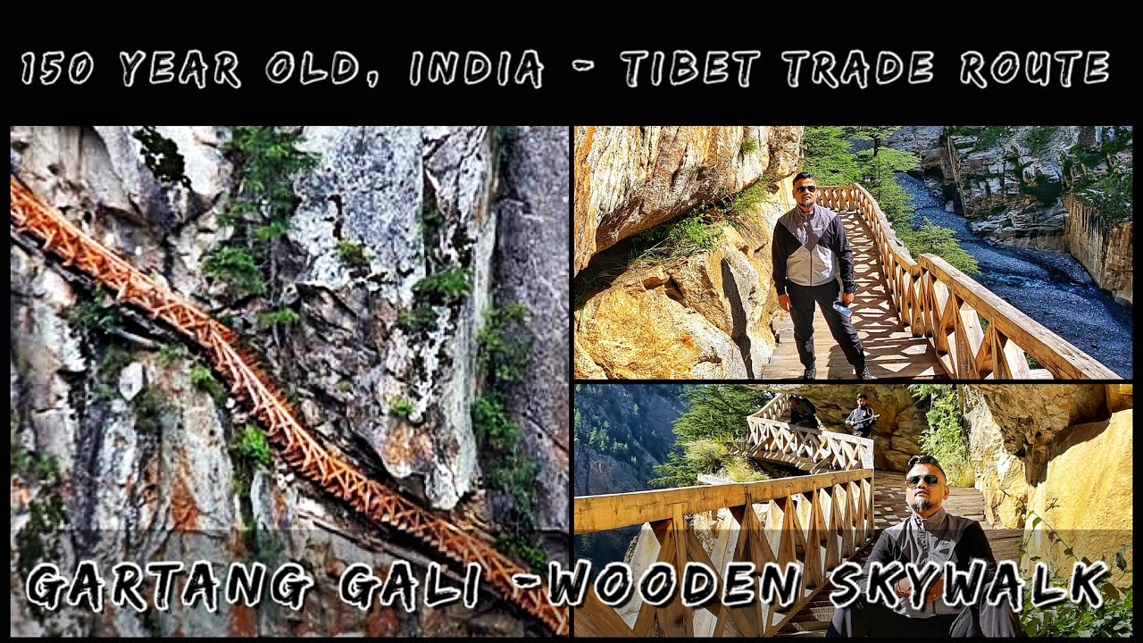 Gartang Gali - 150 Year Old Wooden Bridge | India - Tibet Lost Trade Route | Complete Information ❤️