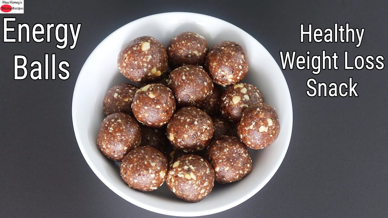 Energy Balls - How To Make Energy Balls - Energy Laddu - No Sugar/Ghee - Weight Loss Snacks Recipe