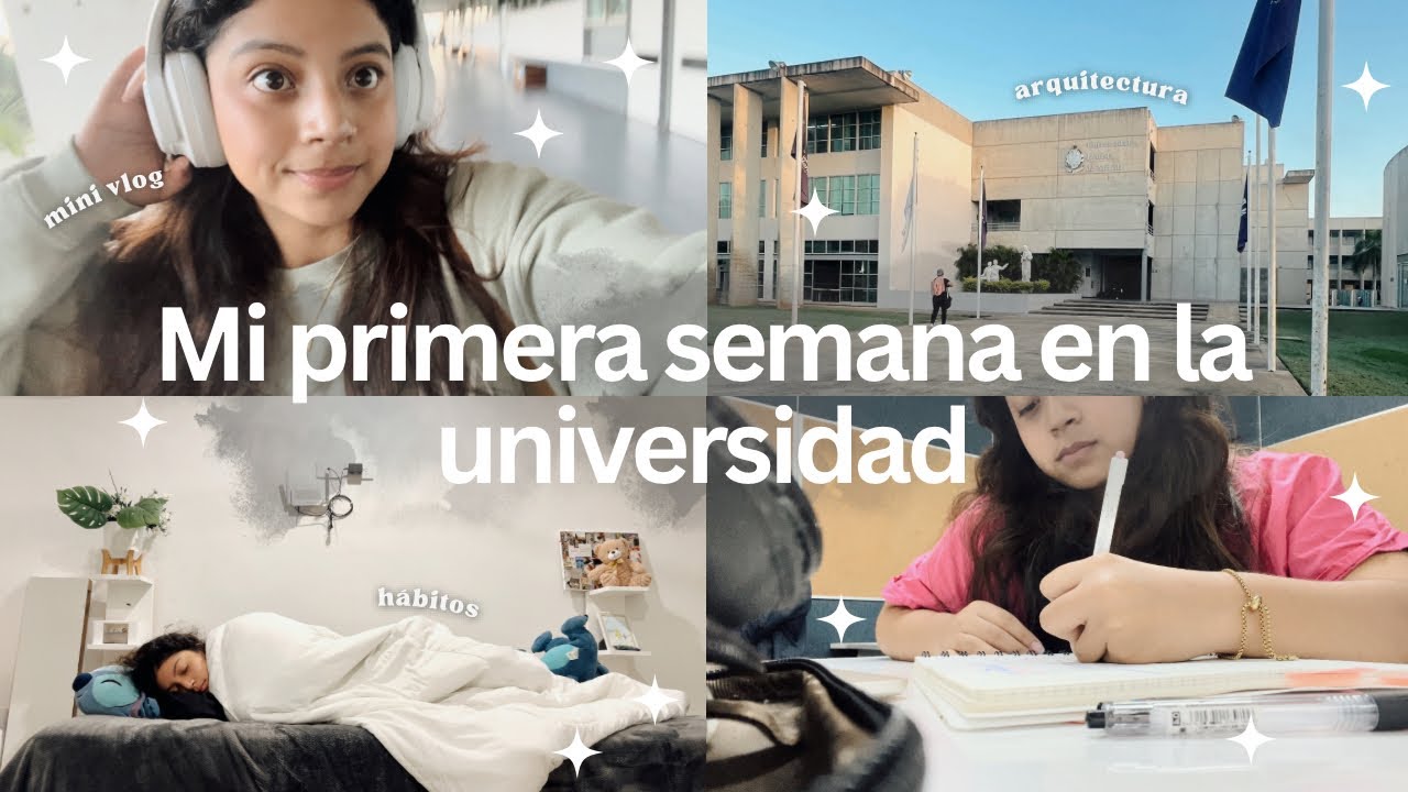 Acompañame una semana en la Universidad // vlog, foránea, rutina pt.1