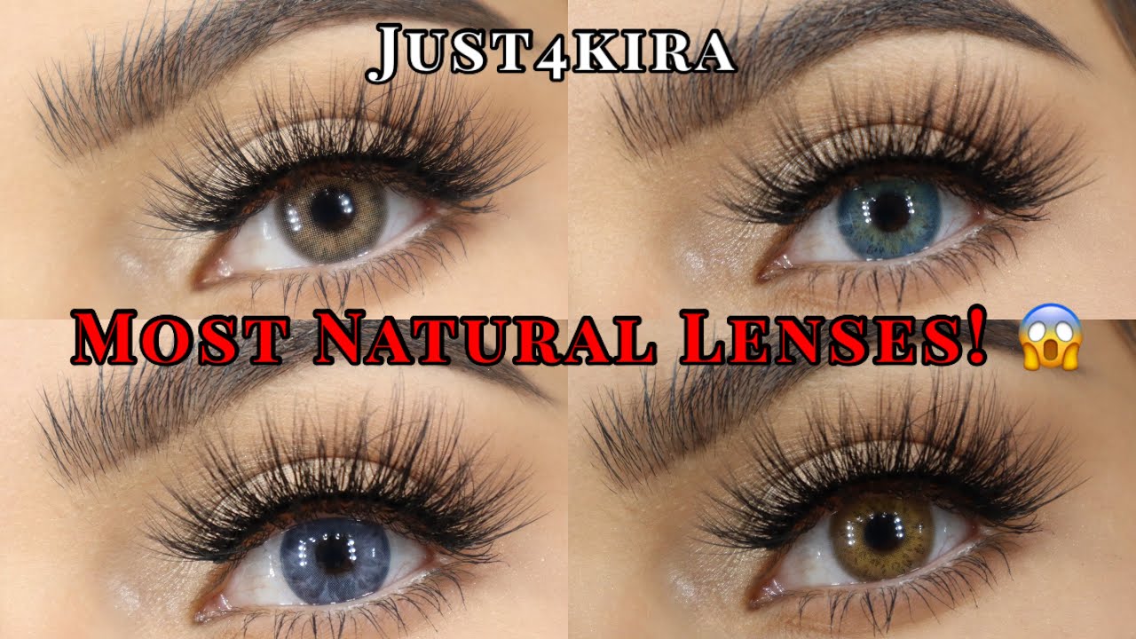 THE MOST REALISTIC COLOUR lenses in DARK BROWN EYES!! |Just4Kira