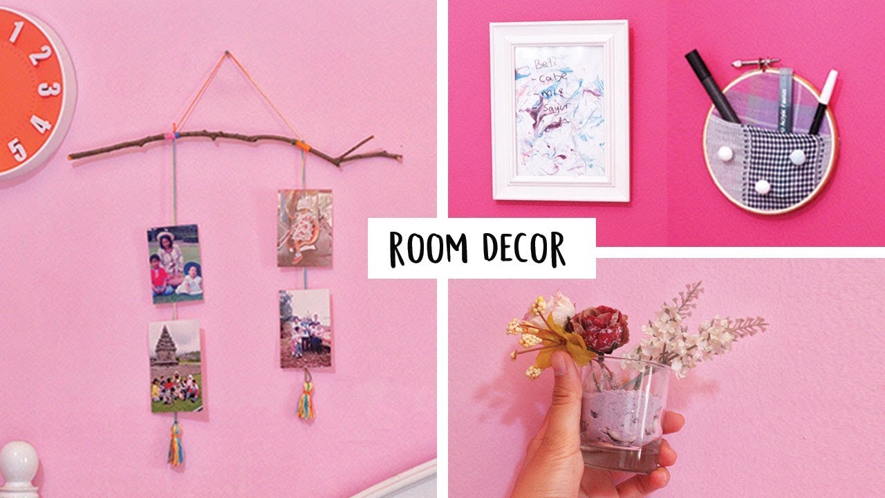 4 DIY UNTUK DEKOR KAMAR ( DIY DECOR ROOM )