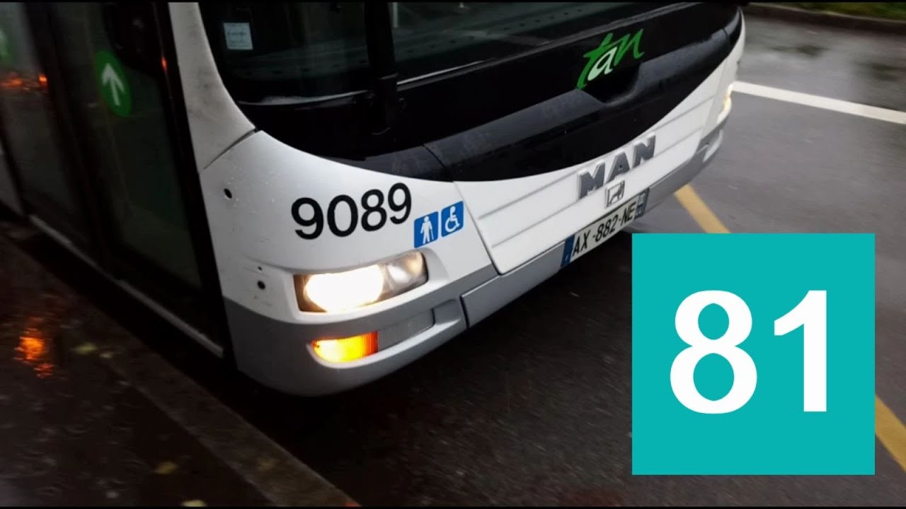 Man Lion's City A37 N°9089 - Ligne 81 entre Gare de Chantenay et Gare Maritime - Réseau TAN - Nantes