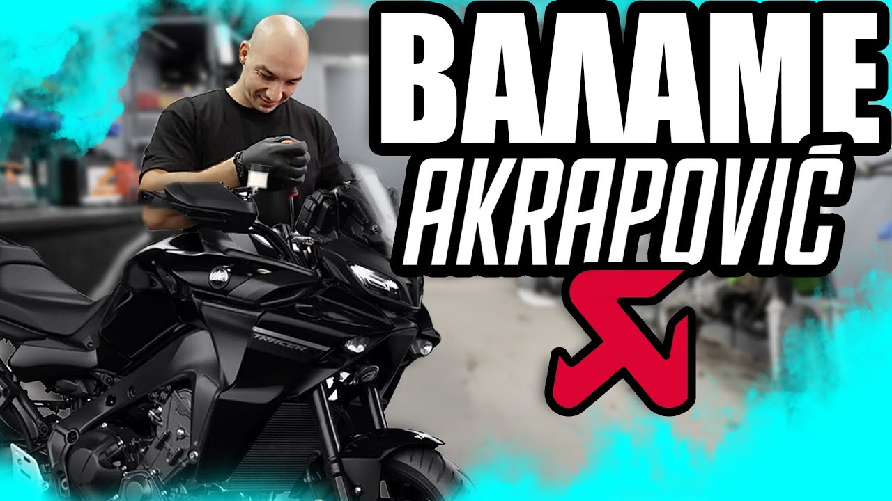 Βάλαμε AKRAPOVIC στο TRACER 🔥