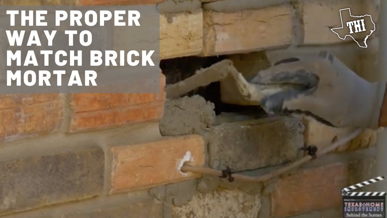 The Proper Way to Match Brick Mortar