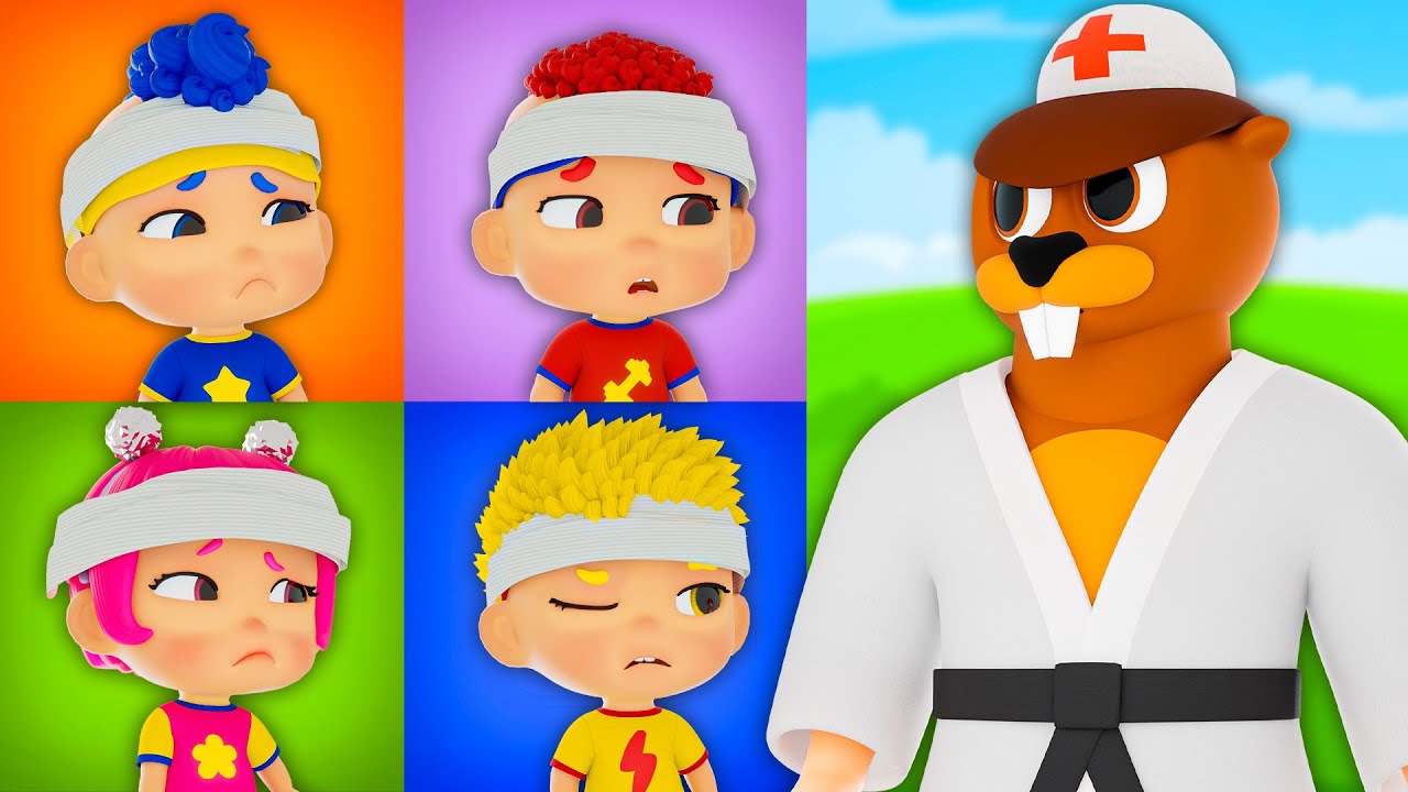 Four Little DB Babies | D Billions Kids Songs