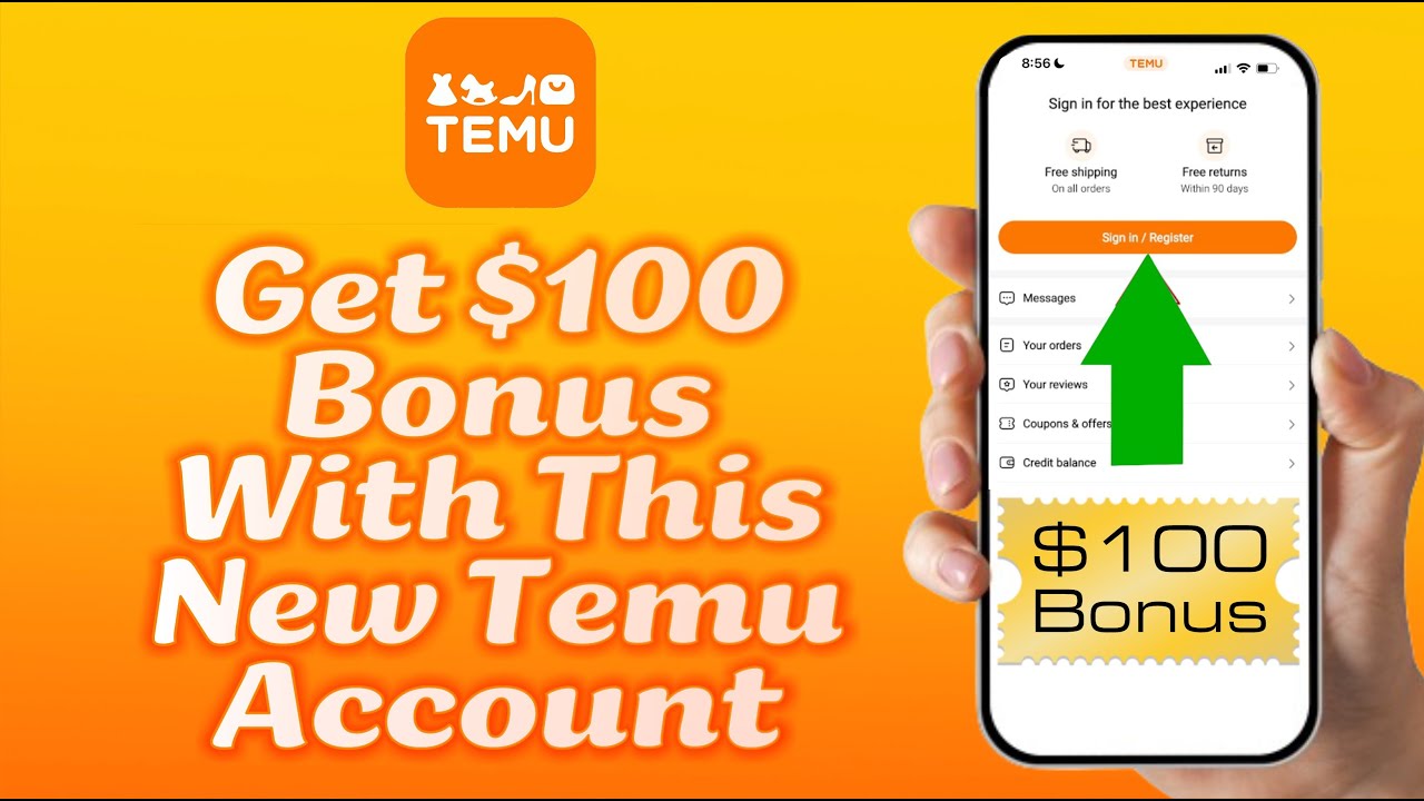 How to Create a TeMu Account and Get a $100 Bonus