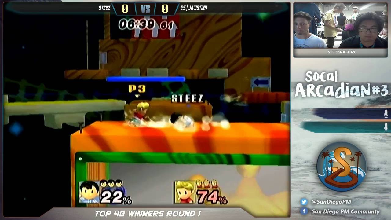 SoCal PM Arcadian #3 - Steez vs ES | Jawstinn - Top 48 Winner Round 1 - Project M