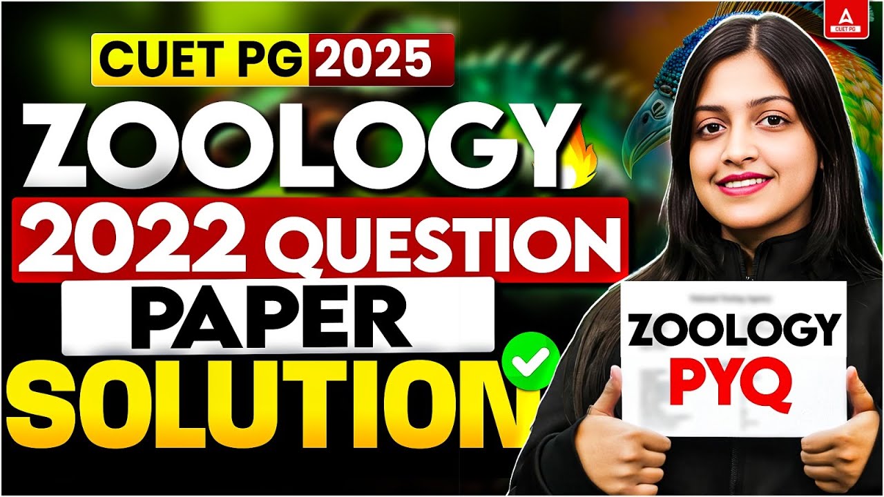 CUET PG 2025 - Zoology Previous Year Question Paper | CUET PG 2025 Zoology Preparation