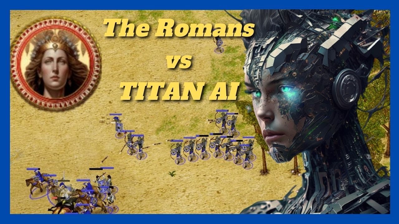 THE ROMANS ARE HERE | Minerva vs TITAN AI #aom #ageofempires