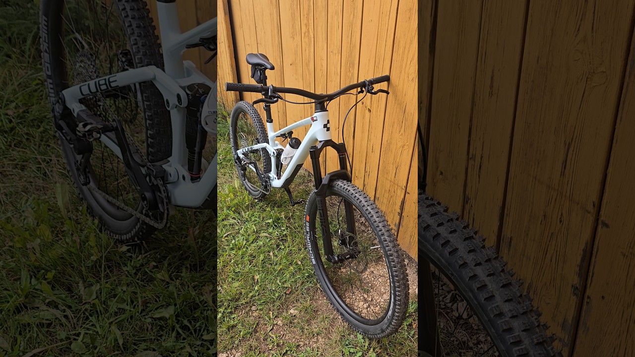 Dropper Test - Cube Stereo ONE44 c68x slx 🔥🔥#mtb #2025#cube #new#shorts #dropper#test #stereo #slx