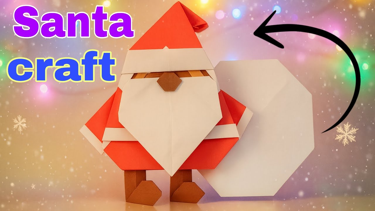 This Origami Santa Will Melt Your Heart ❤️🎄 The Ultimate Christmas DIY Tutorial!”