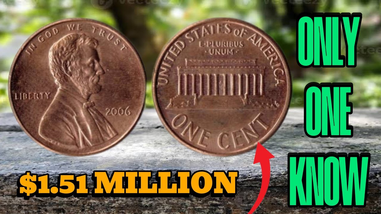 2006 One Cent Coin Worth Big Money  Rare Lincoln Penny from USA You Should Check