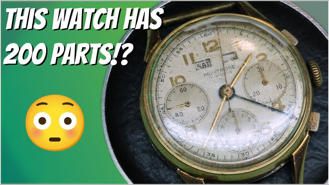 A triple calendar chronograph has how many parts?!