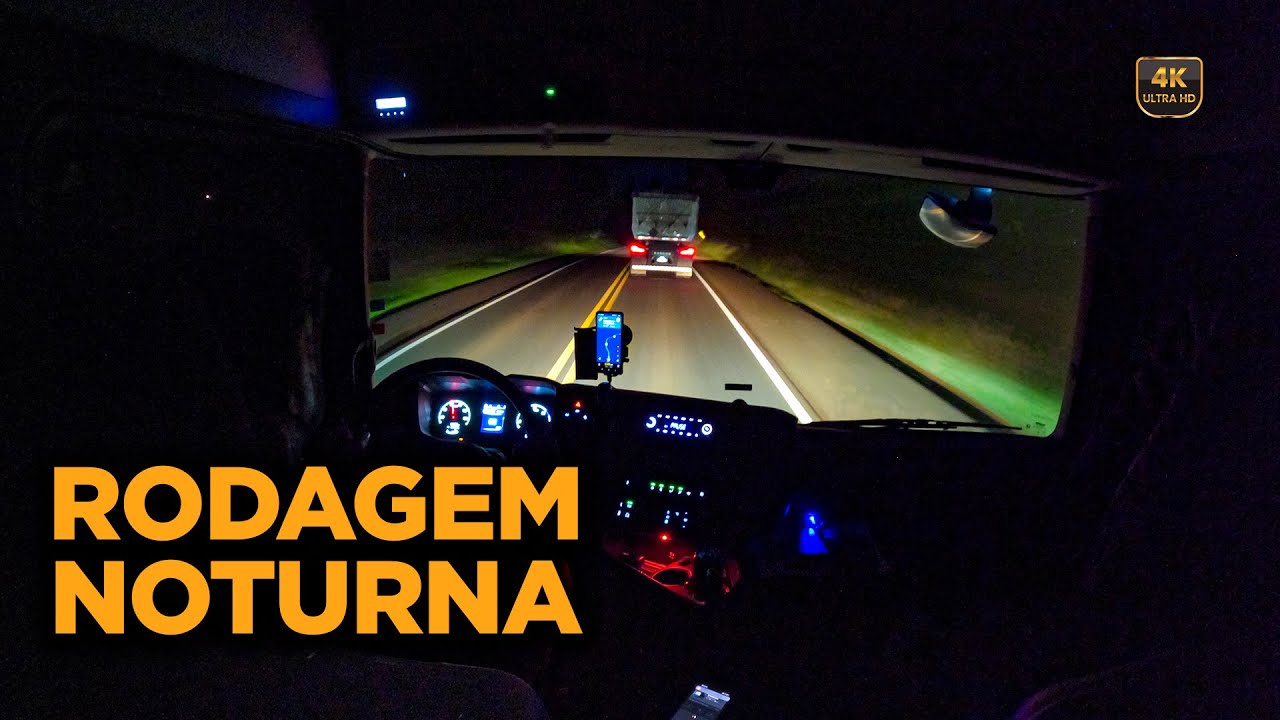 🌙 Viagem Noturna na BR-277 – Estrada e Foco Total no Paraná!