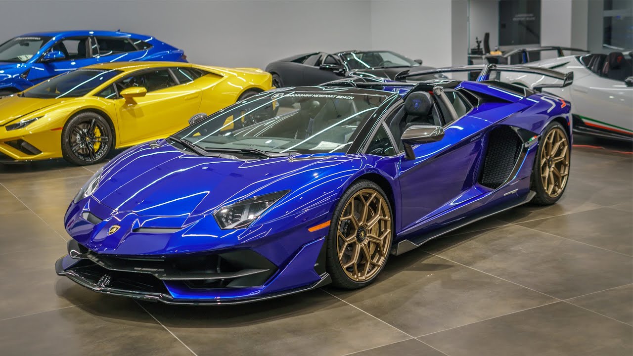 Lamborghini Aventador SVJ Roadster in BLU SIDERIS! - $666,000+