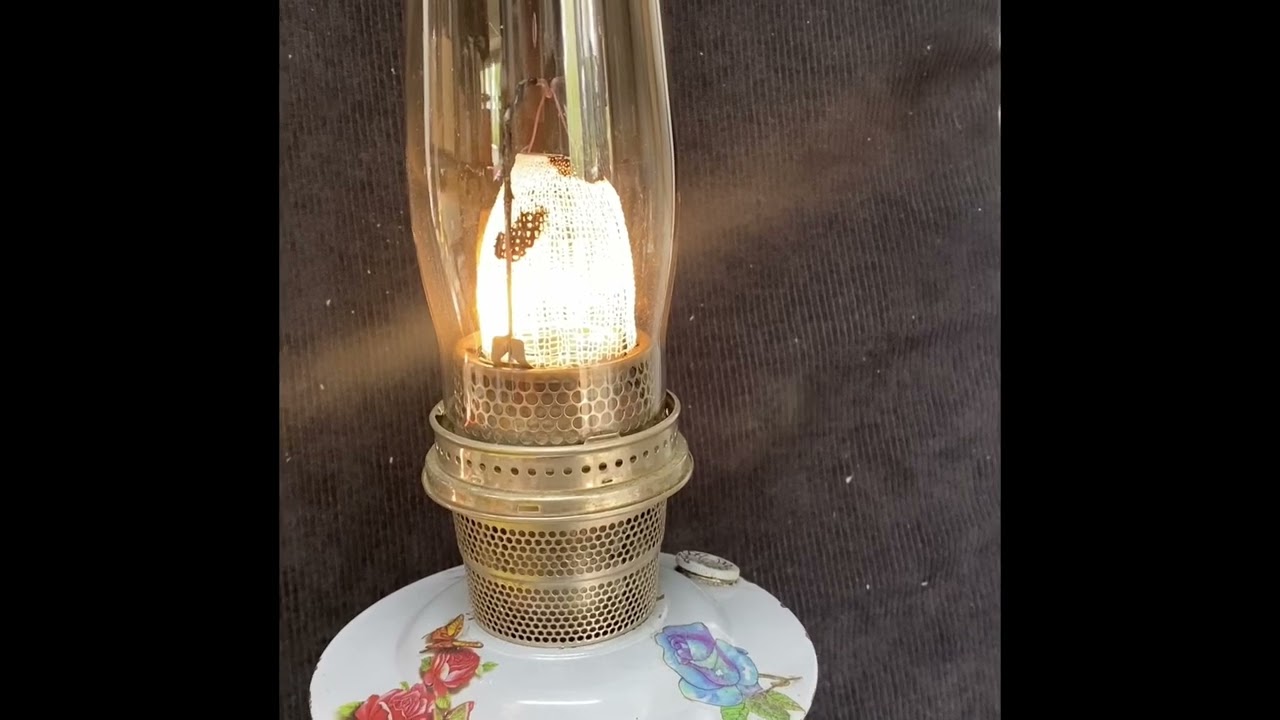 How to repair a burnt Aladdin lamp mantle after a “Runaway Lamp”