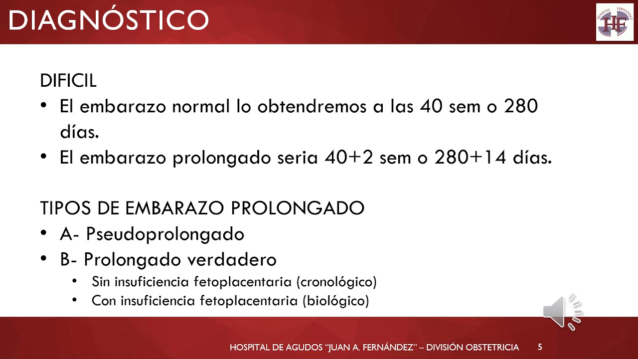 Embarazo cronológicamente prolongado - MARTÍNEZ - Obstetricia - Fundación H. A. Barceló