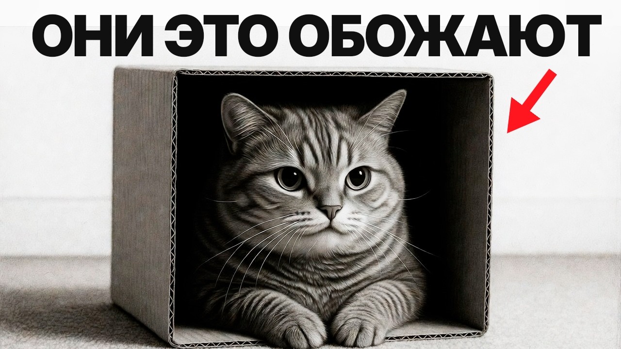 7 ВЕЩЕЙ, КОТОРЫЕ КОШКИ ОБОЖАЮТ, НО ЛЮДИ ЭТОГО НЕ ДЕЛАЮТ!