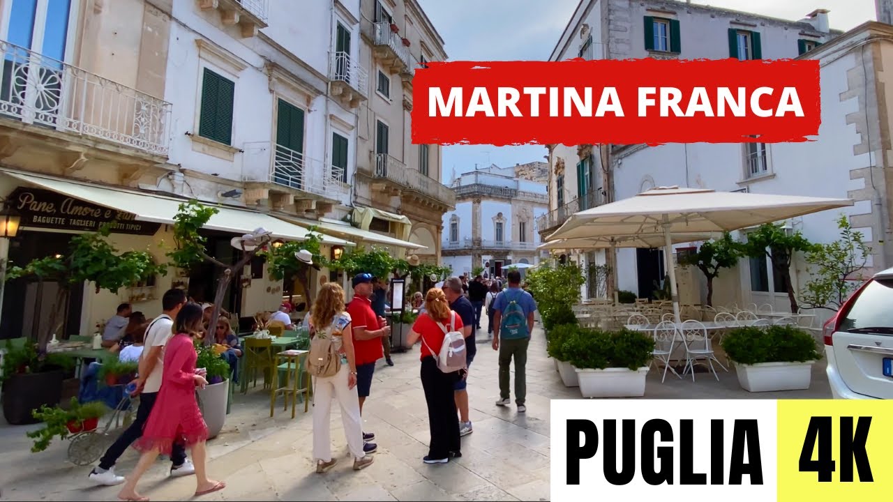 PUGLIA, ITALY 🇮🇹 [4K] Martina Franca — Walking Tour